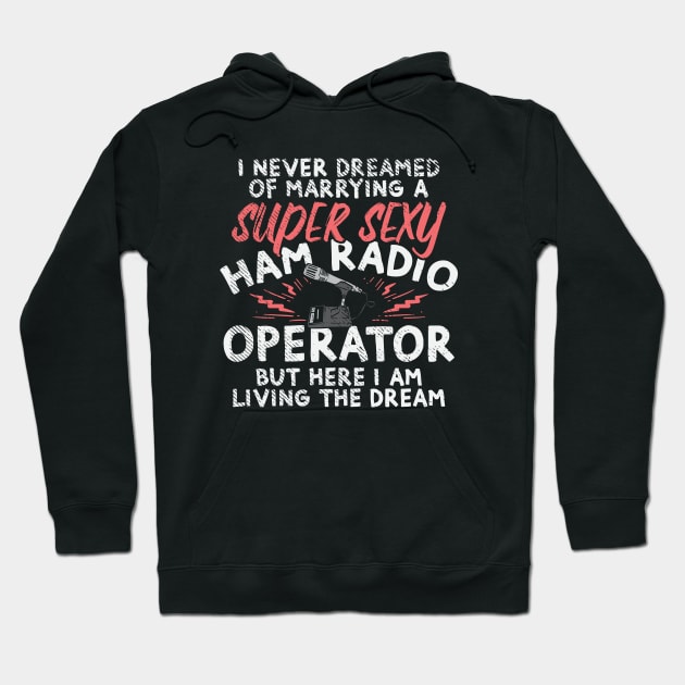 Ham Radio Operator Wife Amateur Hams Hoodie by Dolde08